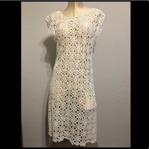 Lauren Ralph Lauren White Dress Swim Cover-Up